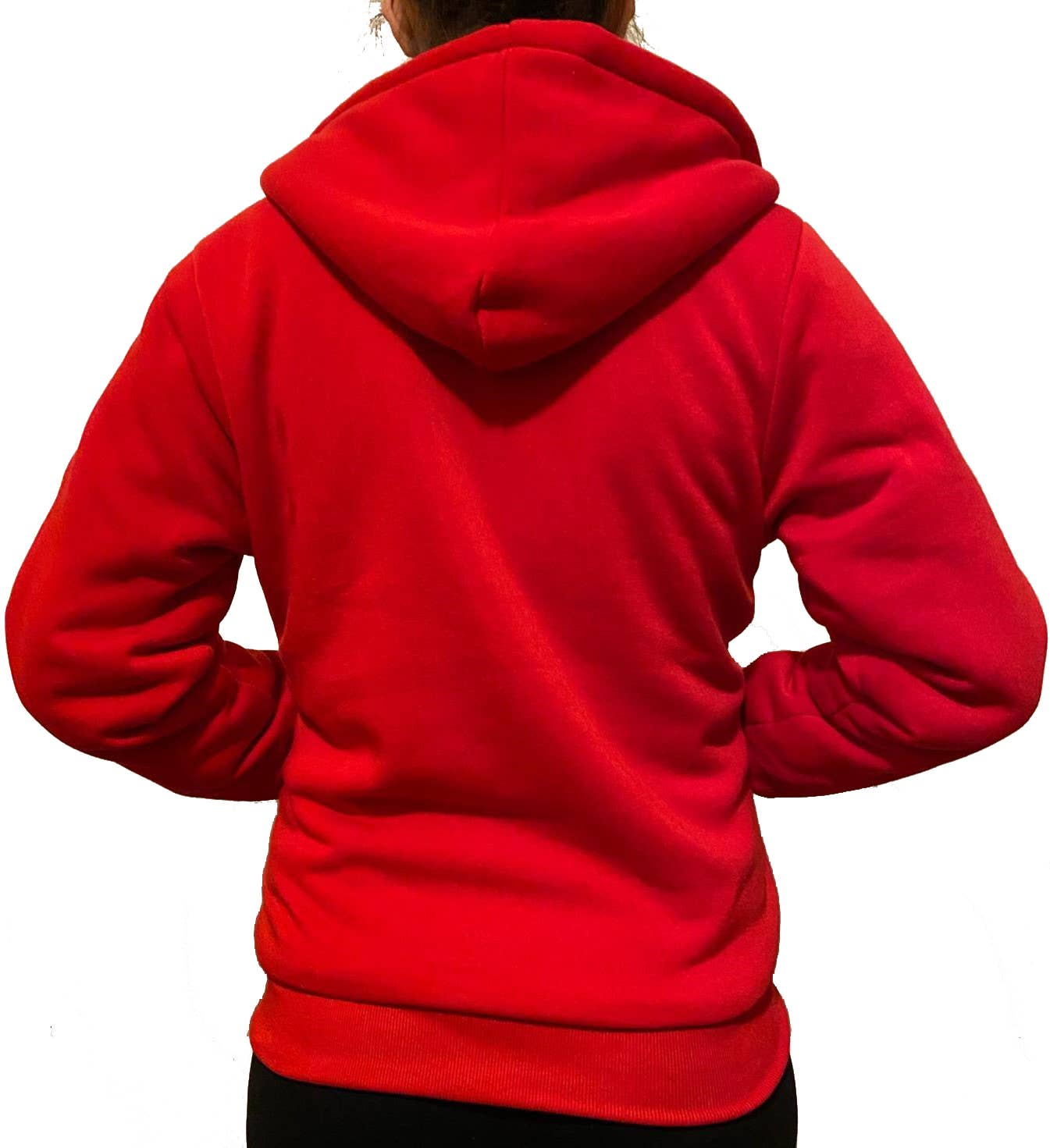 1826 - Vente Sweat à capuche – femme - Sweats à capuche en polaire avec doublure en sherpa blanc pour junior et grande taille8