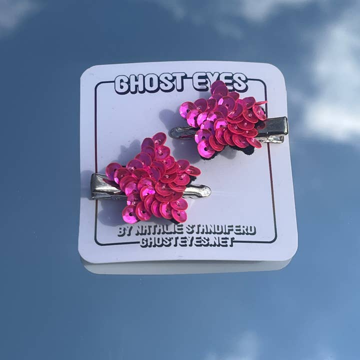 Pinces à cheveux Star, rose pour la vente par Ghost Eyes