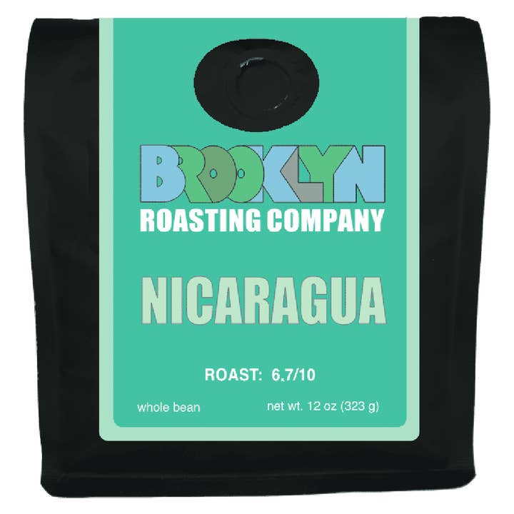Brooklyn Roasting Company - Wholesale Coffee Beans - Brooklyn Roasting Company Nicaragua Prodecoop, Fair Trade Whole Bean Coffee 12oz Bag