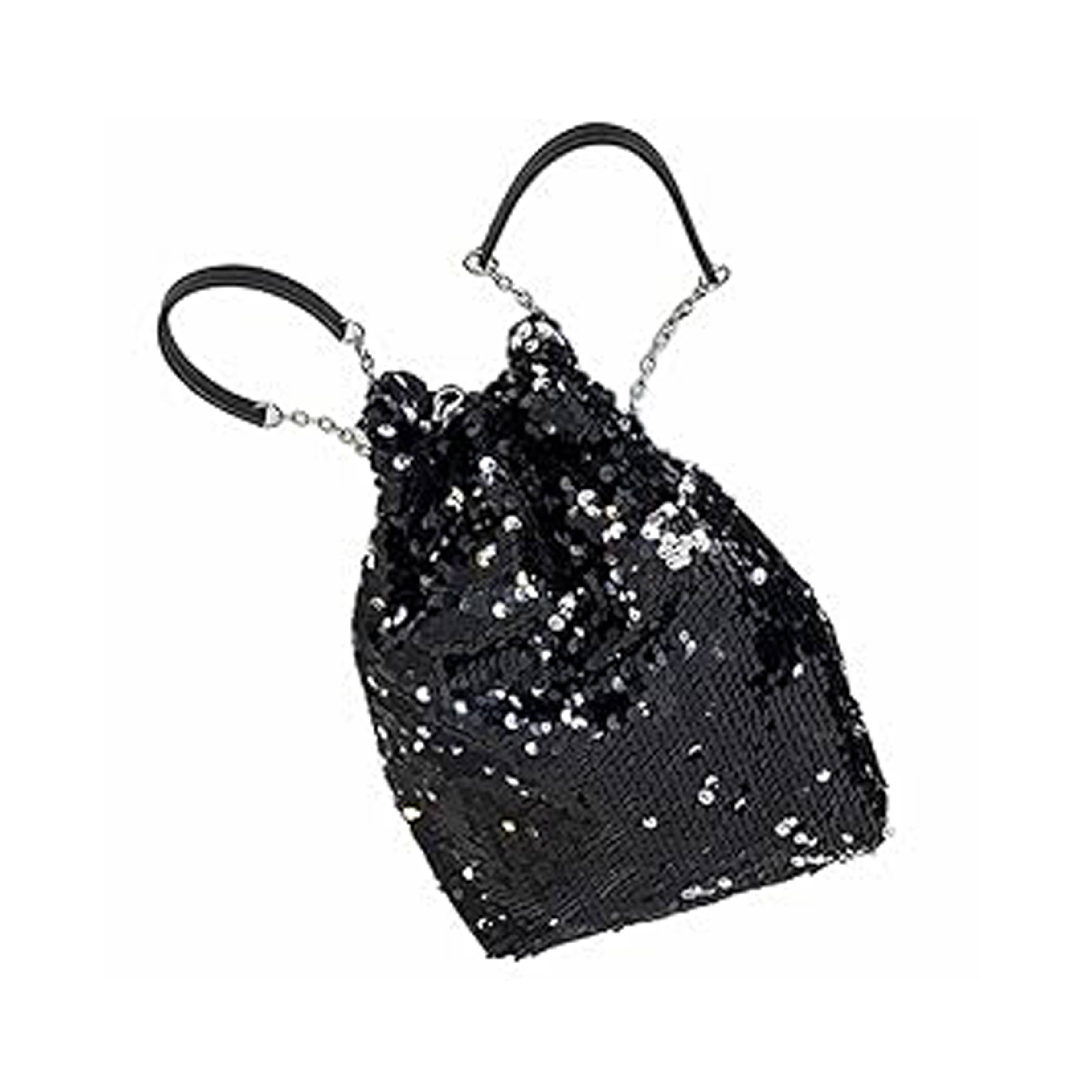 Papaya Fashion Ltd – wholesale Påse med dragsko – Dam – CC343-Mångsidig 3-vägs paljettväska5