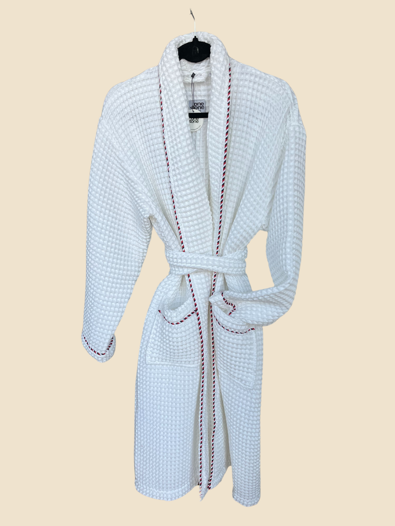 One Stone Goods - Vente Peignoir – unisexe - Peignoir en nid d'abeille Two Birds1