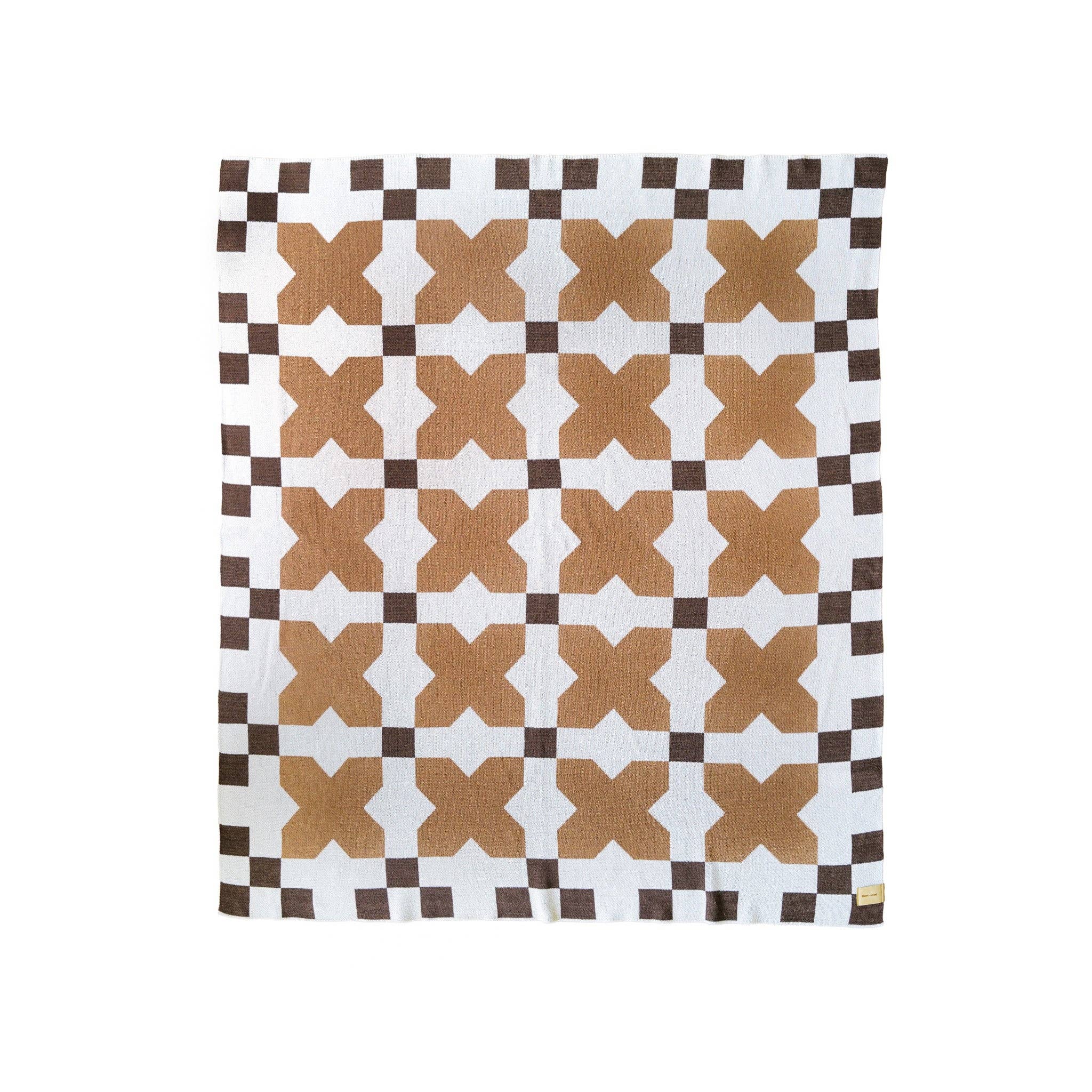 Bien Mal - Wholesale Throw Blanket - Café con Leche - Knitted Throw Blanket2