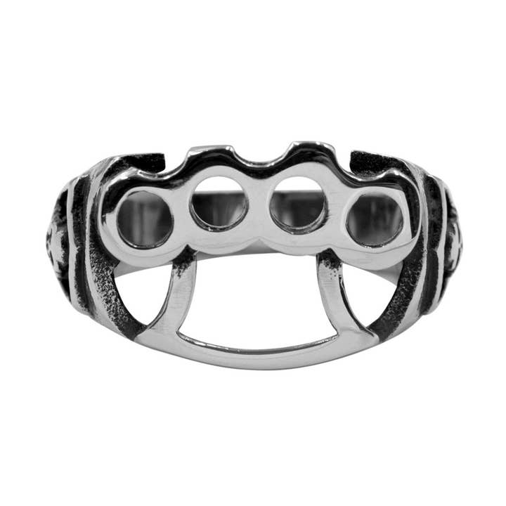 stainless steel ring “brass knuckles” for wholesale by Bodywings