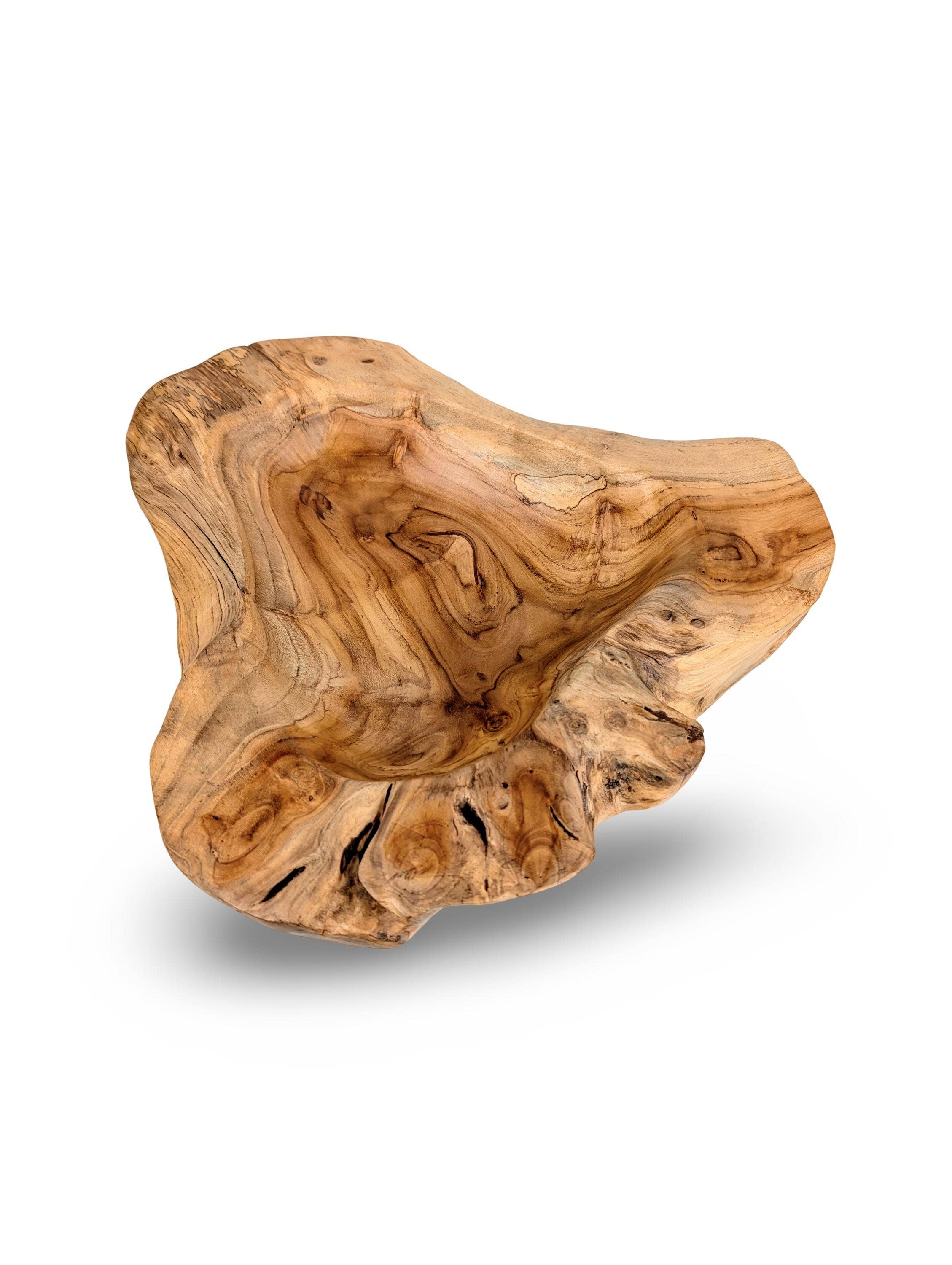 baligood - Wholesale Serve Bowl - Natural Edge Wood Bowl, Teakwood Bowl, Wooden Salad Bowl, Teak Serving Bowl, Natural Wood Bowl, Organic Wood Bowl, Wood 8