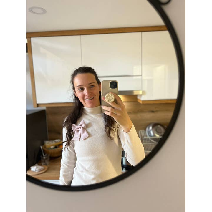 Lanika Atelier, Nika Korošec s.p. - Wholesale Brooch - Bow brooch - ribbon safety pin - pastel ribbon brooch7