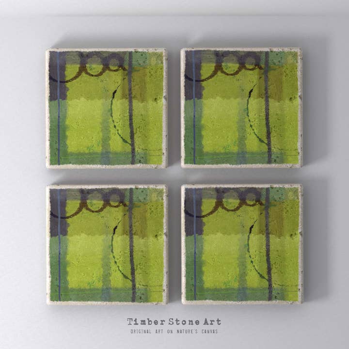 MAIN_ABS5_55 - Sæt med 4 bordskånere af natursten for engroshandel hos Timber Stone Art