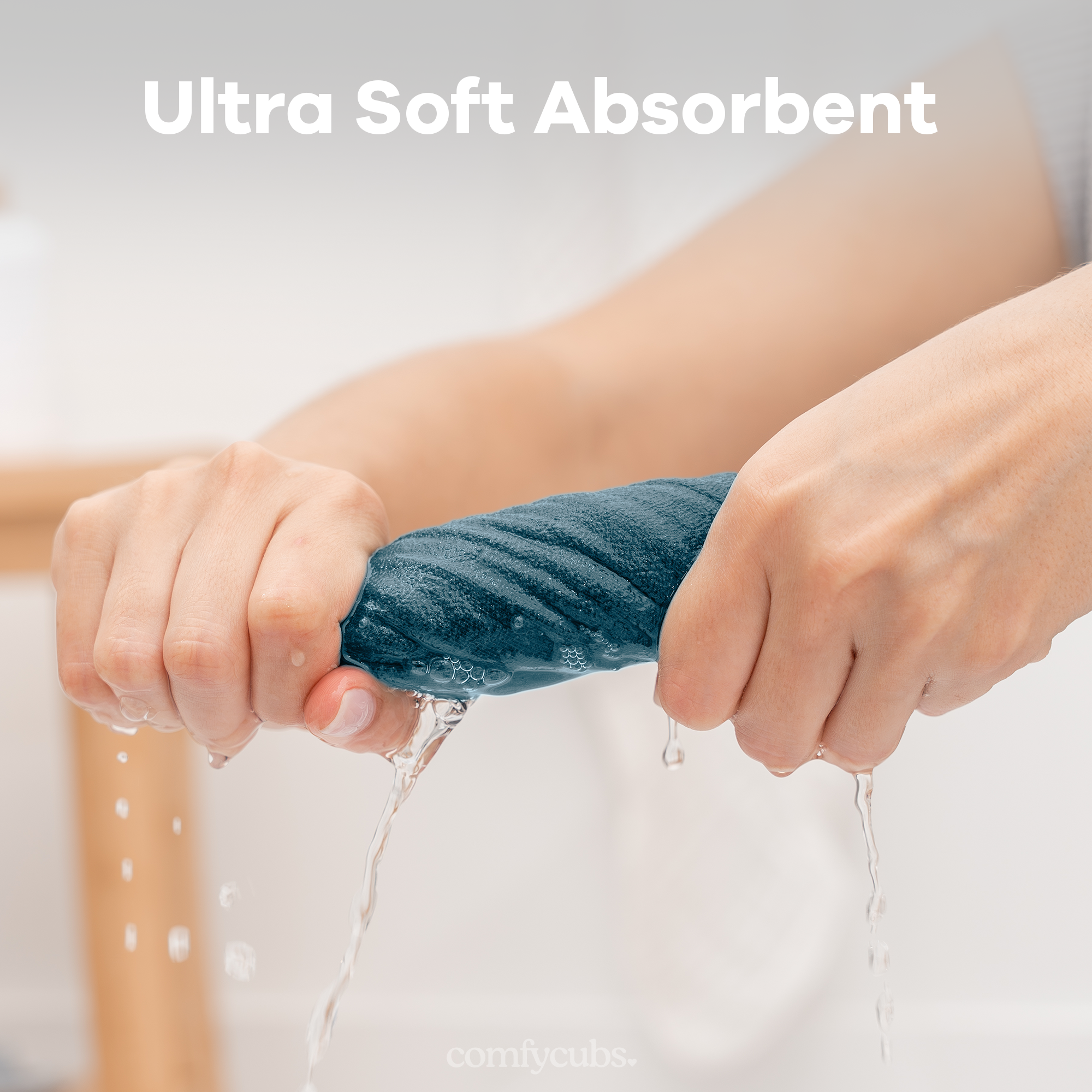 Comfy Cubs – wholesale Wash cloth – Child & baby – Muslin Baby Washcloths, Soft 10"x10" Cotton by Comfy Cubs13