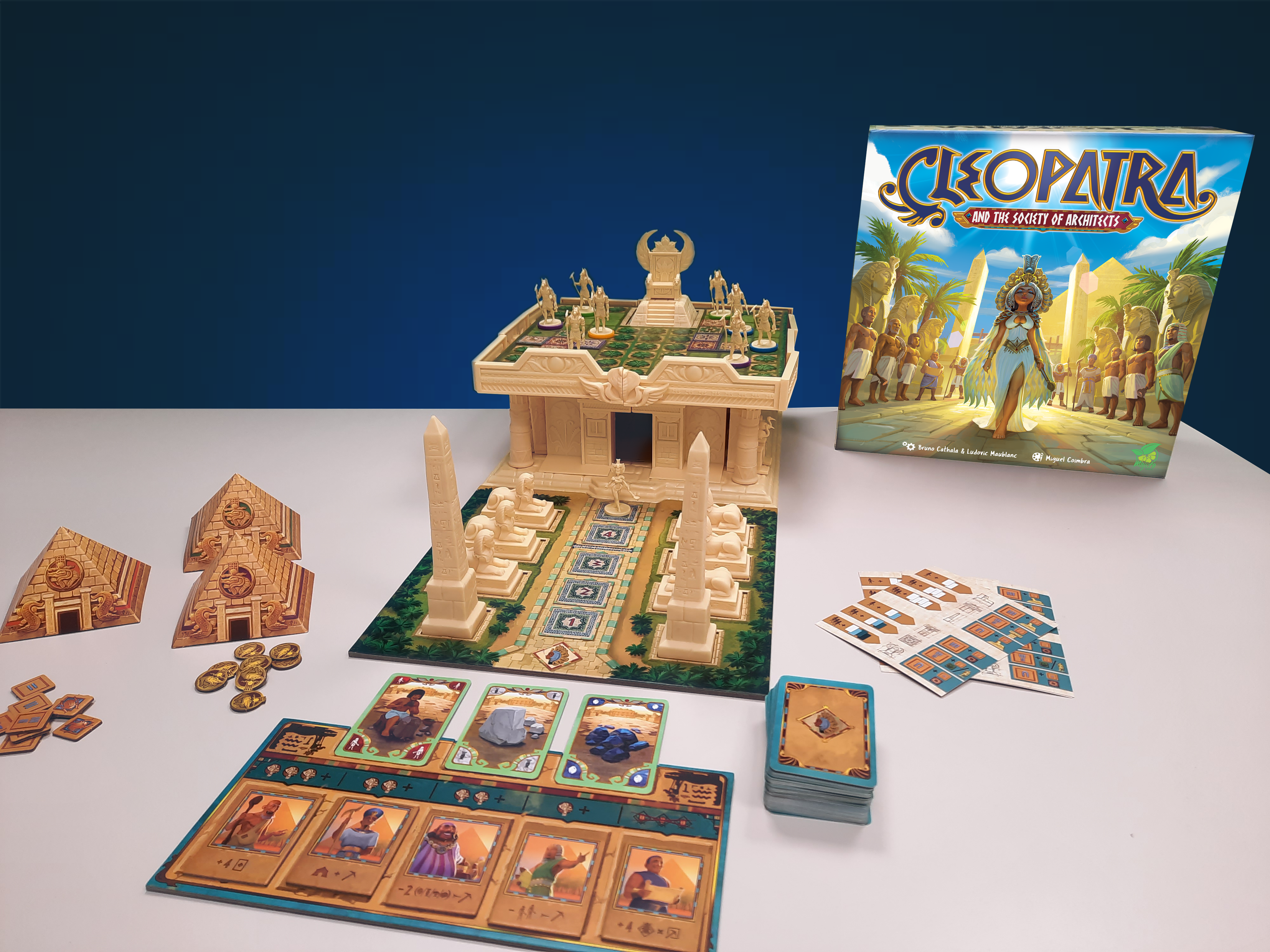 QMDirect - Wholesale Board Game - Cleopatra and the Society of Architects: Deluxe2