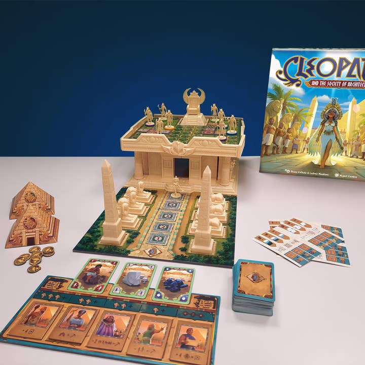 QMDirect - Wholesale Board Game - Cleopatra and the Society of Architects: Deluxe2