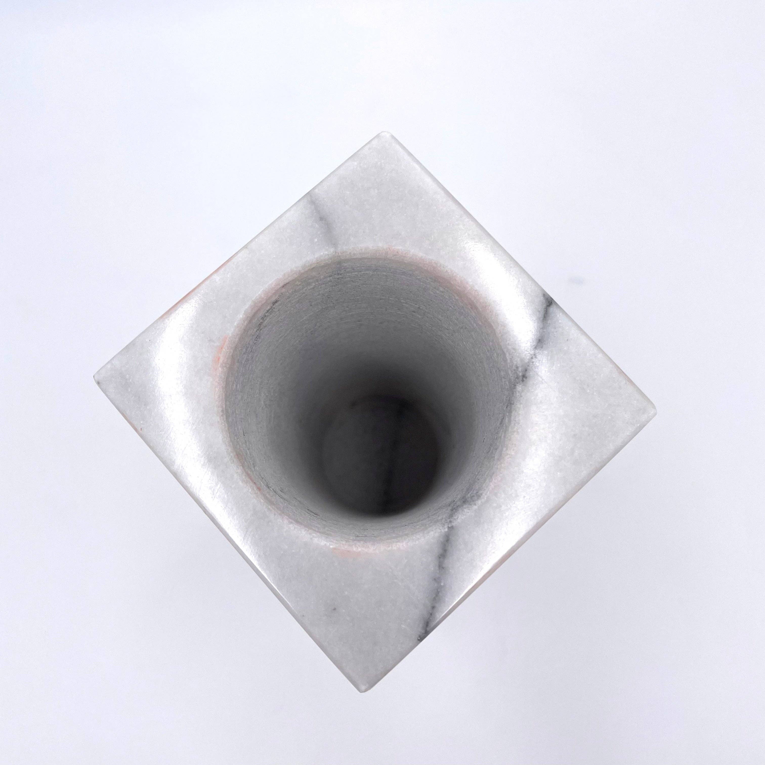 Page Imports - Wholesale Vase - 8" Square Vase in Marble and Onyx5
