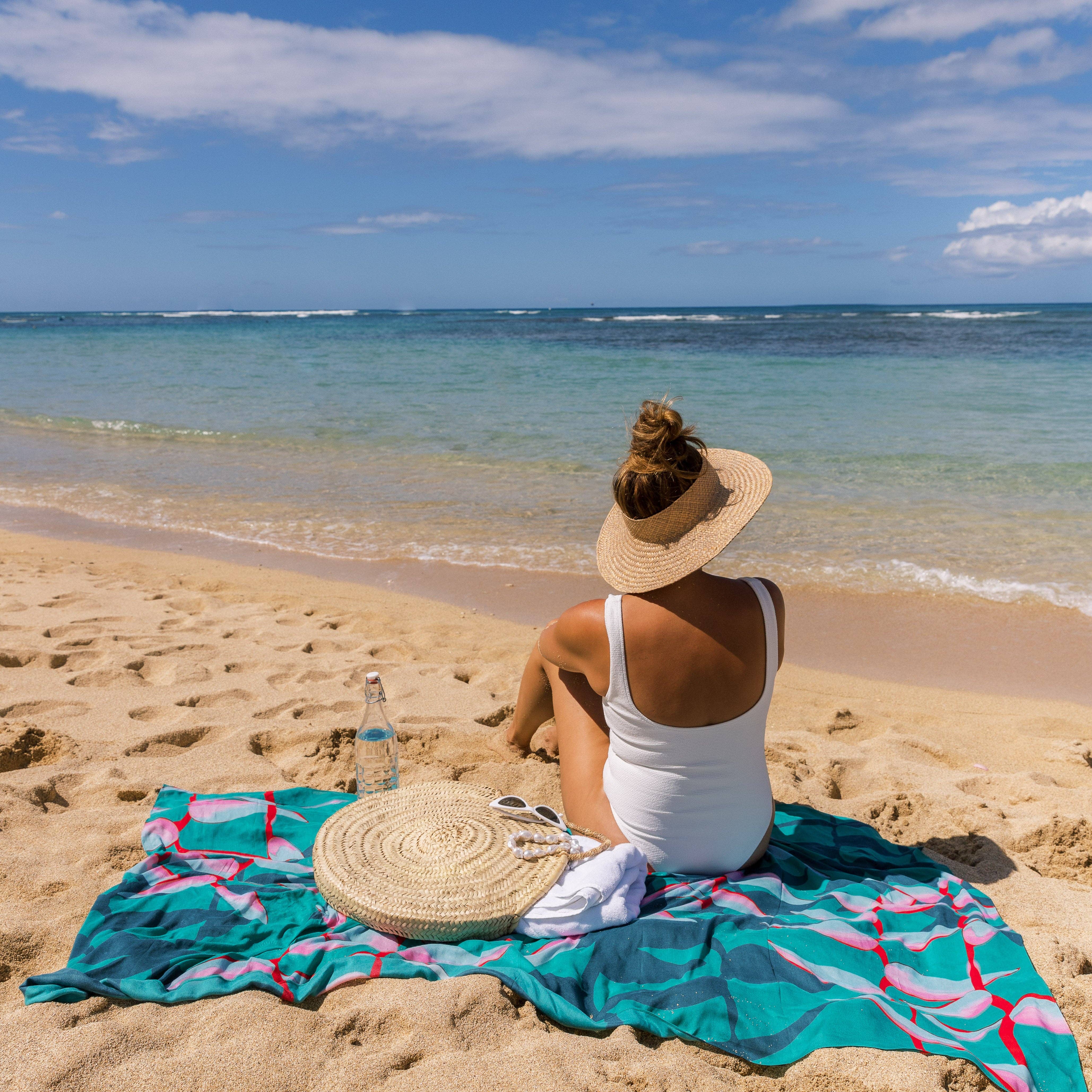 Misha Hawaii Home - Wholesale Swim Cover Up - Women's - Heliconia Pareo1