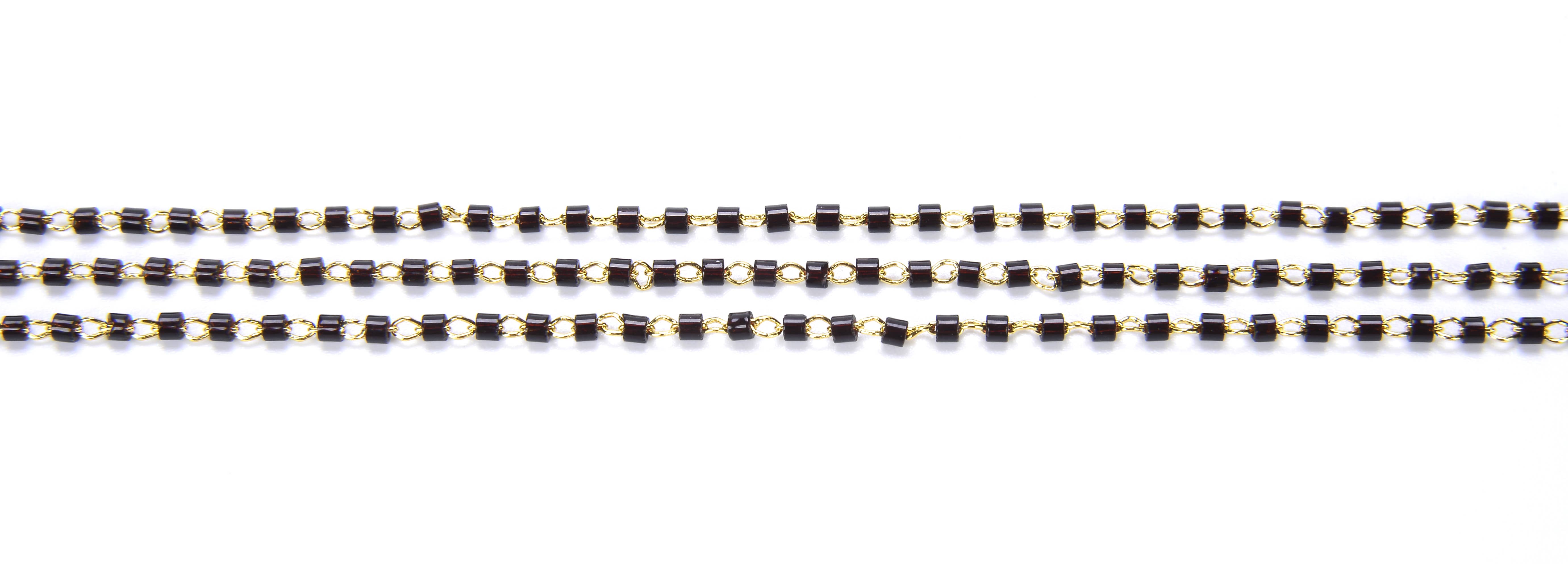 Beads Creation – Missangas por atacado – Corrente de cristal de grão de semente japonesa a pé, CH0490