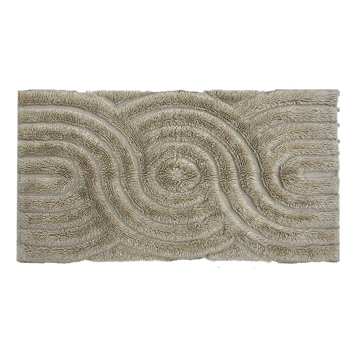 SWIRL grey wool rug 70x140cm for wholesale by liv interior