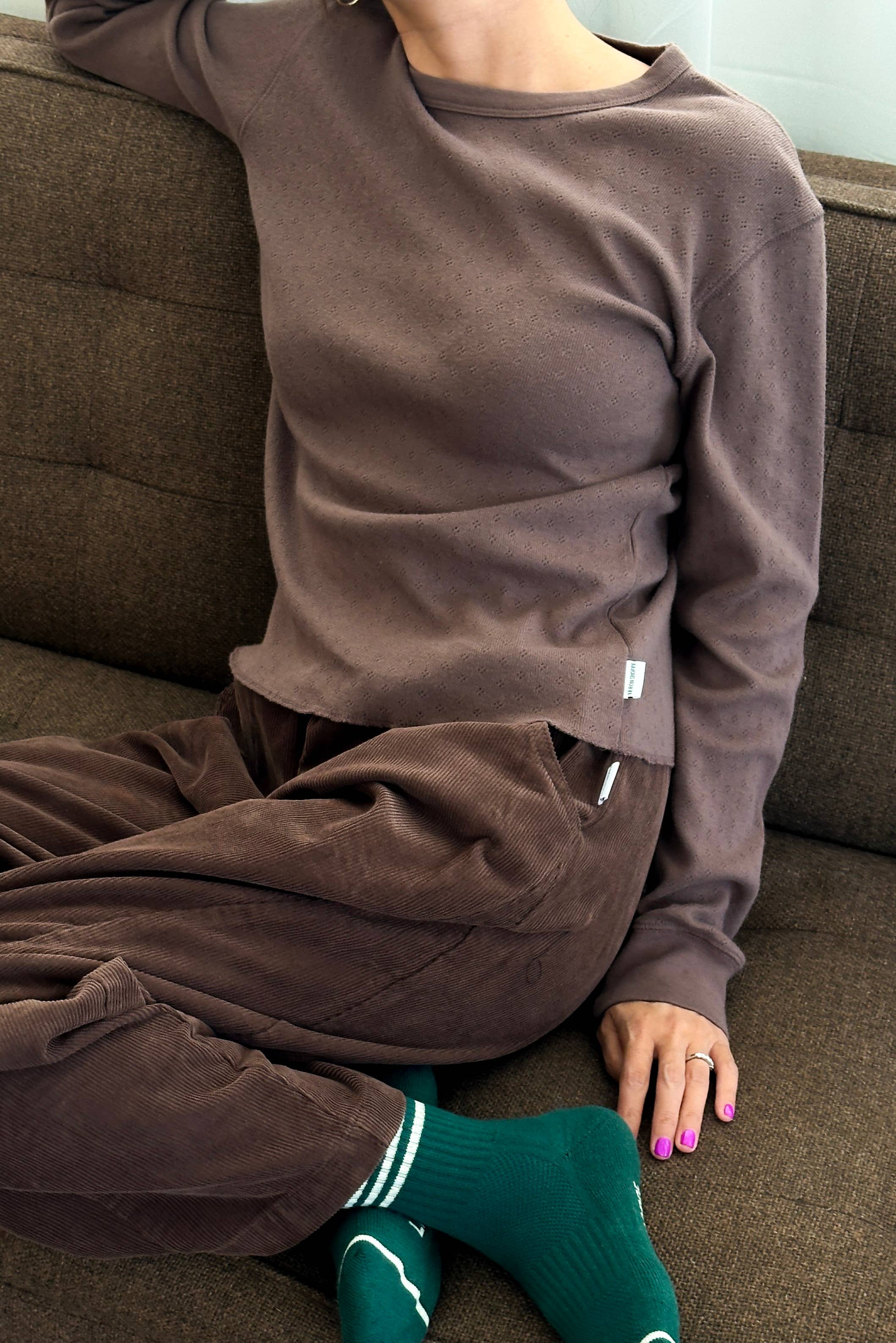 Le Bon Shoppe - Vendita all'ingrosso Maglietta - Donna - Maglietta Fondamentale Pointelle (2S-2M-1L)16