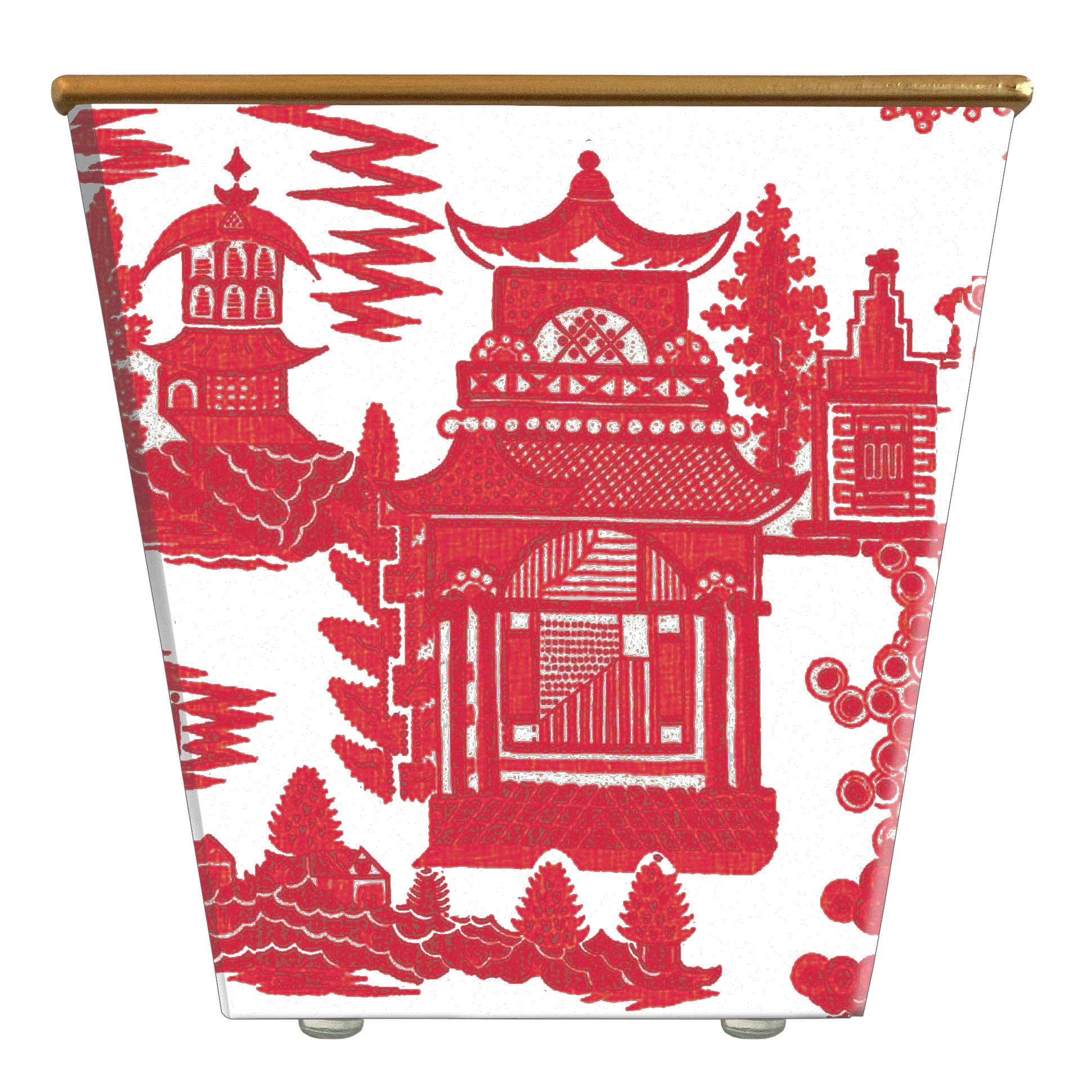 Hedge Farm Candles and Containers - Wholesale Plant Pot - Pagoda Cachepot Container Only4