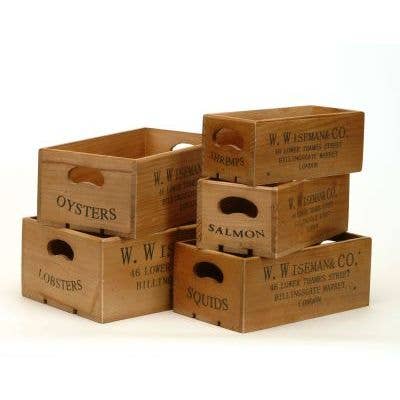 5 Piece Coastal Living Crate Set for wholesale by Bacon Basketware