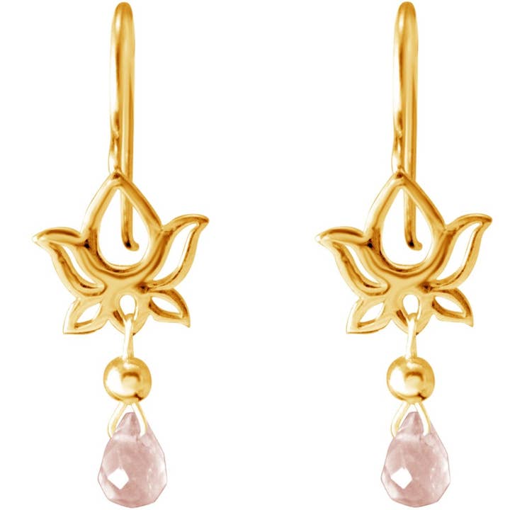 Gemshine øreringe til kvinder lavet af 925 sølv, forgyldt af høj kvalitet, for engroshandel hos Pikaka_de