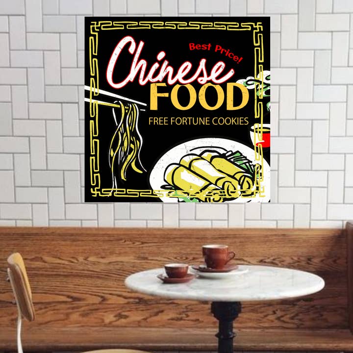 Panneau métallique à imprimé alimentaire chinois, restaurant chinois, décoration rétro et autres tendances Résultats pour chinois objet deco en vente B2B. Retours gratuits et paiement à 60 jours sur Faire sur Faire.