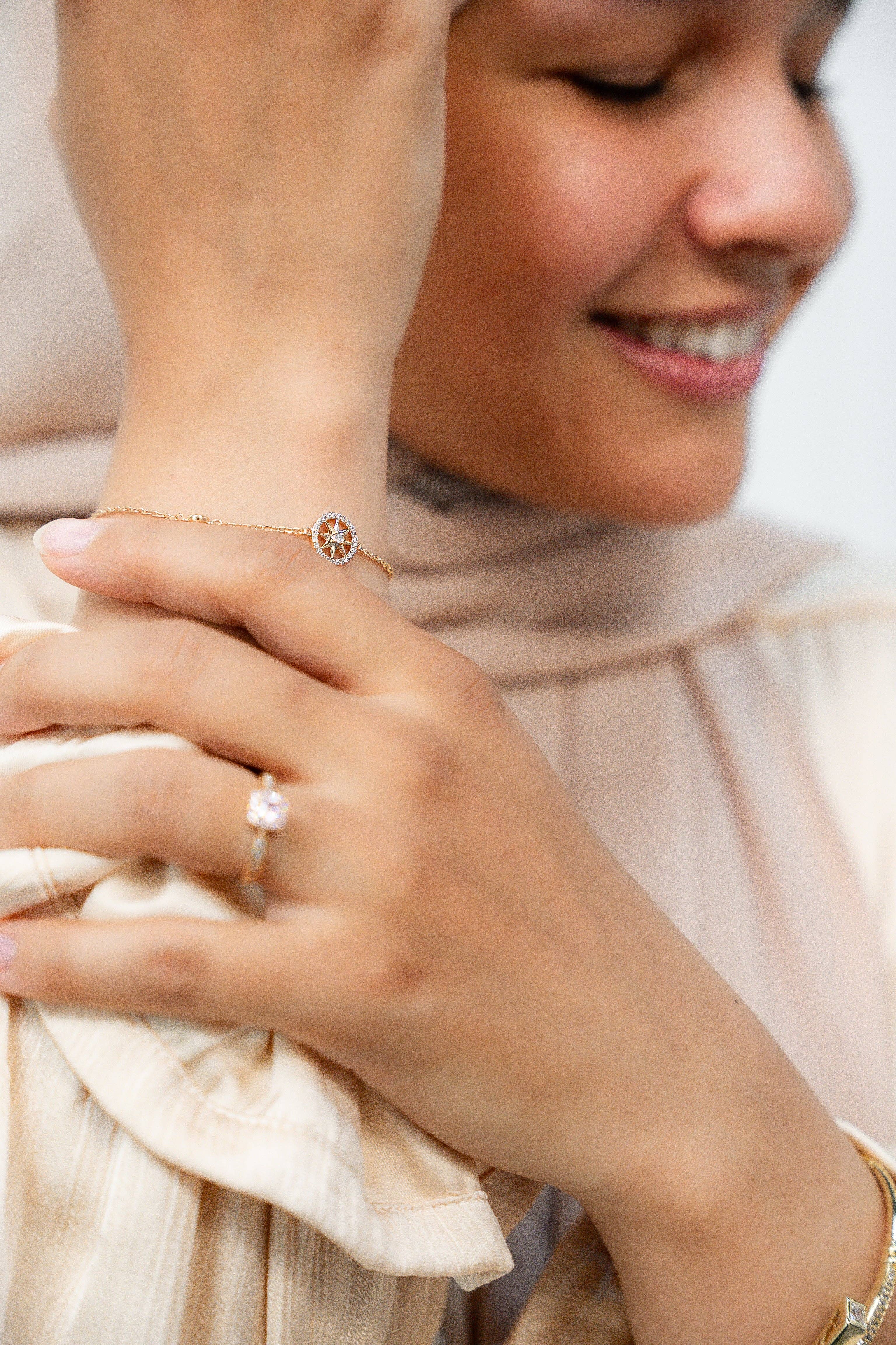 Harma – wholesale Charm/dangle bracelet – Find Your Way Compass Bracelet2