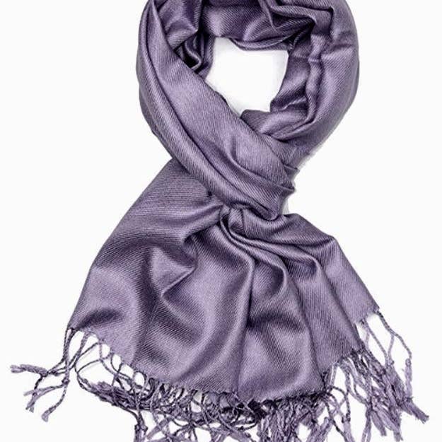 Jasper Trading LLC - Wholesale Scarf - Women's - C35 - One Piece Mid Gray Color Fashion Pashmina Shawl Scarf