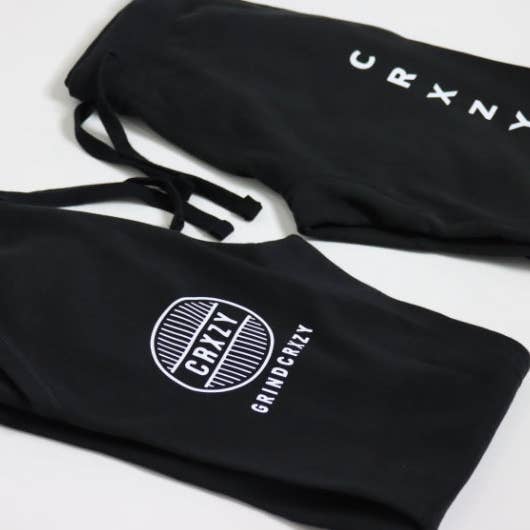 GrindCrxzy - Jogging « Crxzy » noir pour la vente par GrindCrxzy