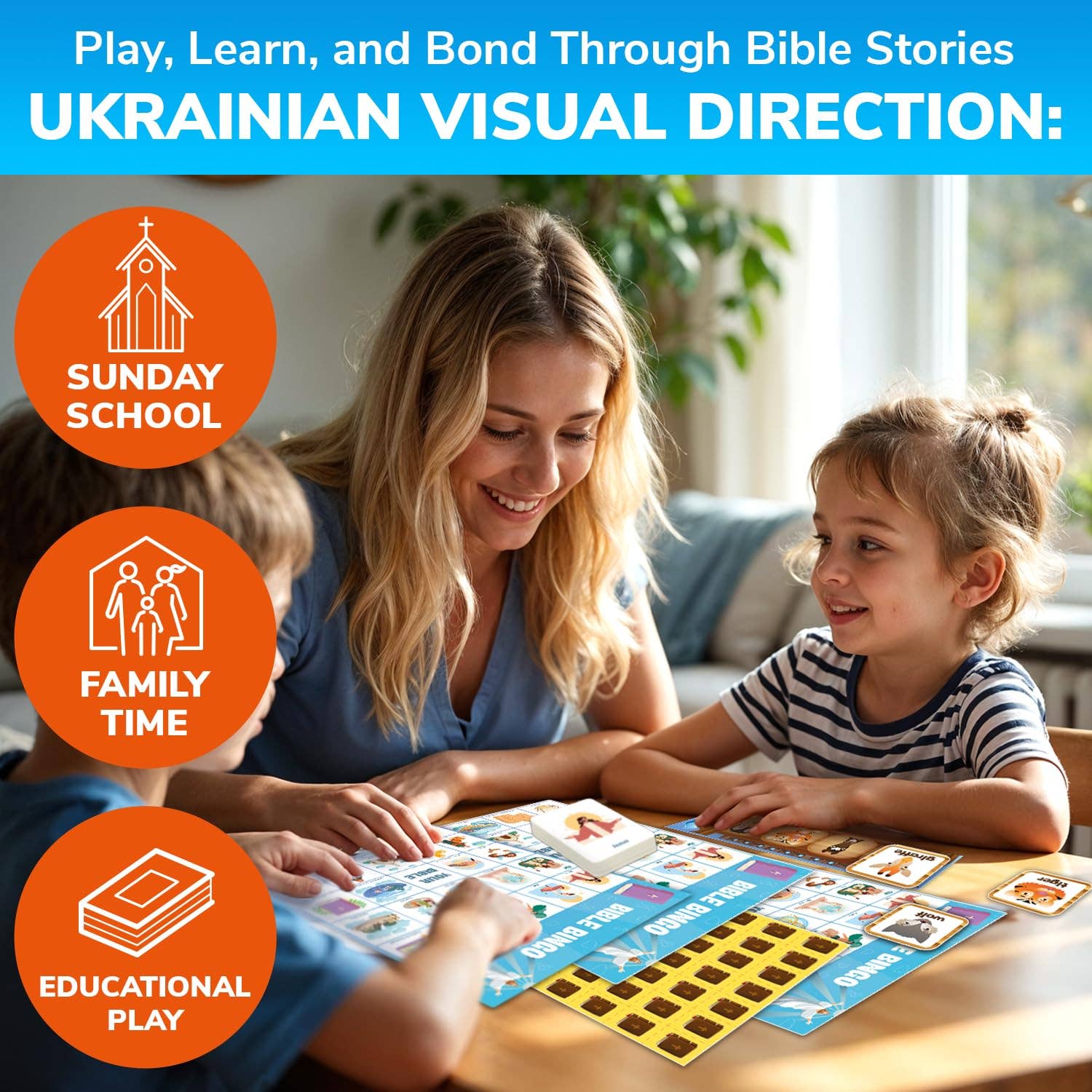 QUOKKA - Wholesale Learning Cards - Kids & Baby - Bible Family Board Games Bingo, Trivia, Noahs Ark4