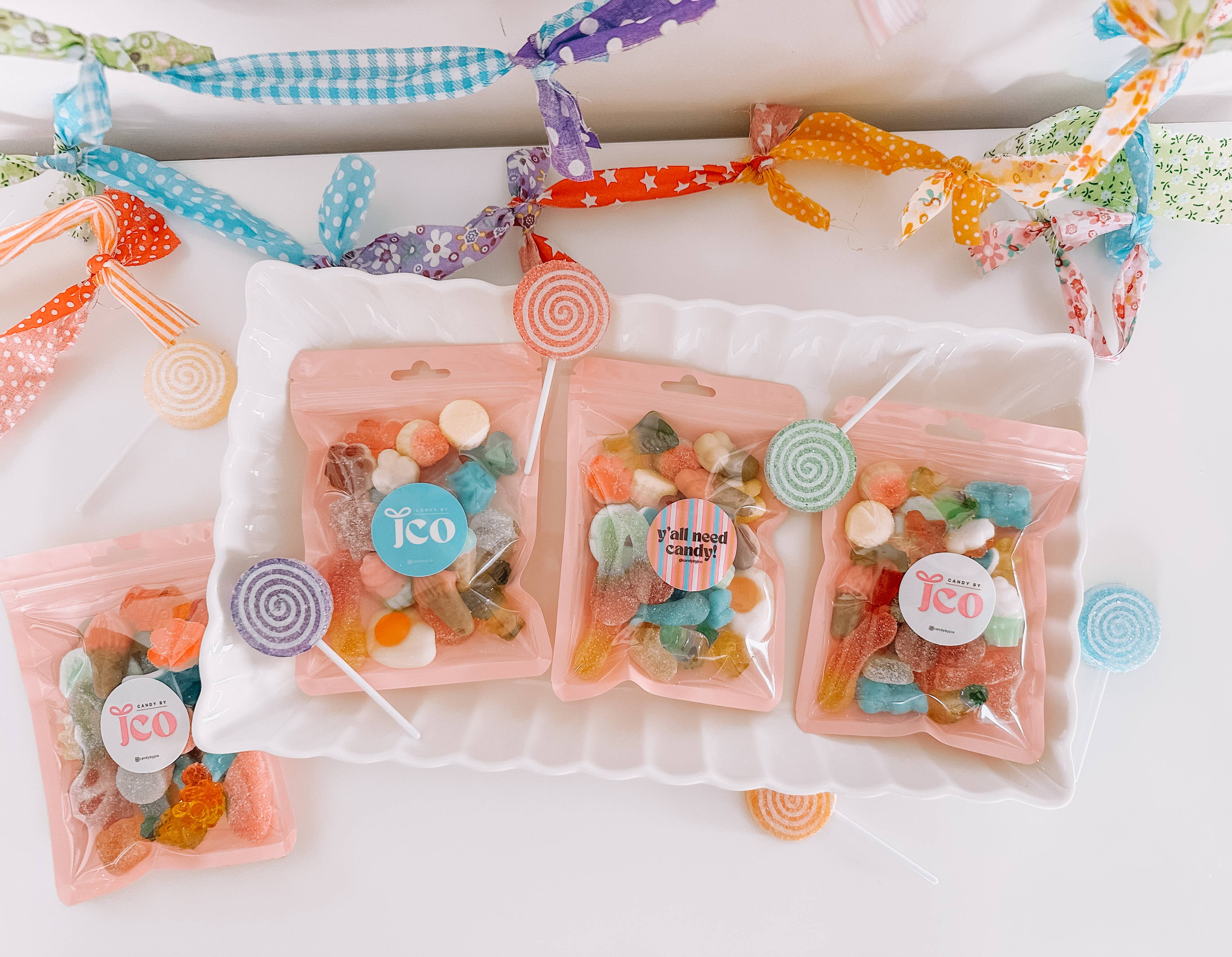 Candy by J.Co - Wholesale Gummy - Pastel Party Packs {candy zipper pouch}1