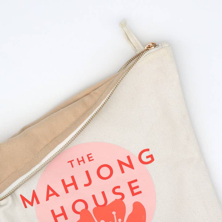 The Mahjong House - Wholesale Pouch - Women's - Canvas Zipper Tile Bag1