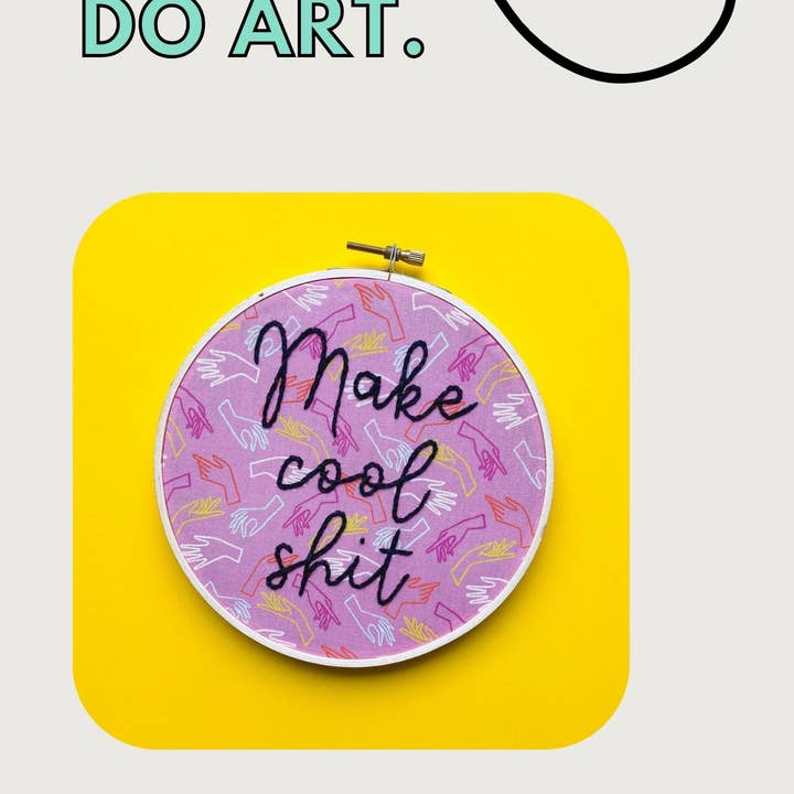 Gör häftiga grejer Handbroderi för wholesale av Real Swanky