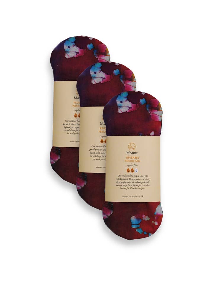 Moonie Eco Friendly Products – wholesale Period underwear – Women’s – Reusable Period Pads (Design 2)1