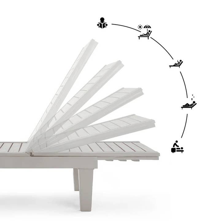 Clara Clark - Wholesale Chaise Lounge - Outdoor Chaise Lounge Chair (Set of 2 Chairs)6