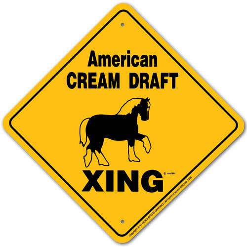 Smart Horse Gear - Wholesale Sign - American Cream Draft Xing-Sign