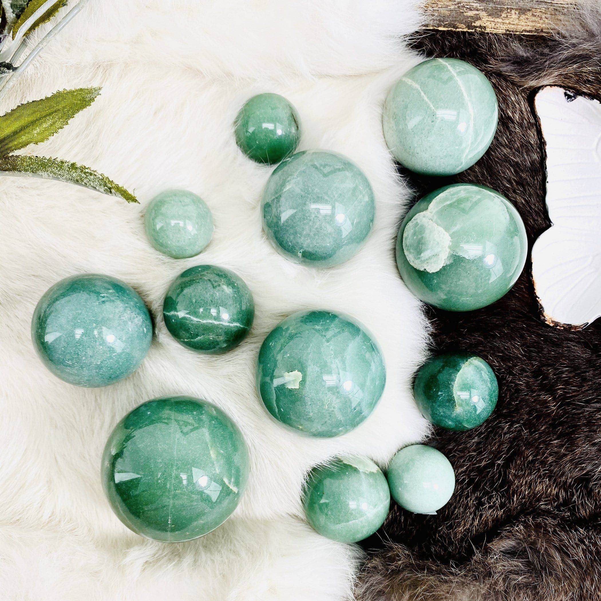 Rock Paradise - Wholesale Spiritual Stone/Crystal - Green Aventurine Polished Crystal Spheres - By Weight4