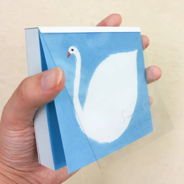 「FUNJI」In Japan - Wholesale Notepad - Subikiawa Japanese Memo Pad - Swan or Penguin | 120 Sheets1