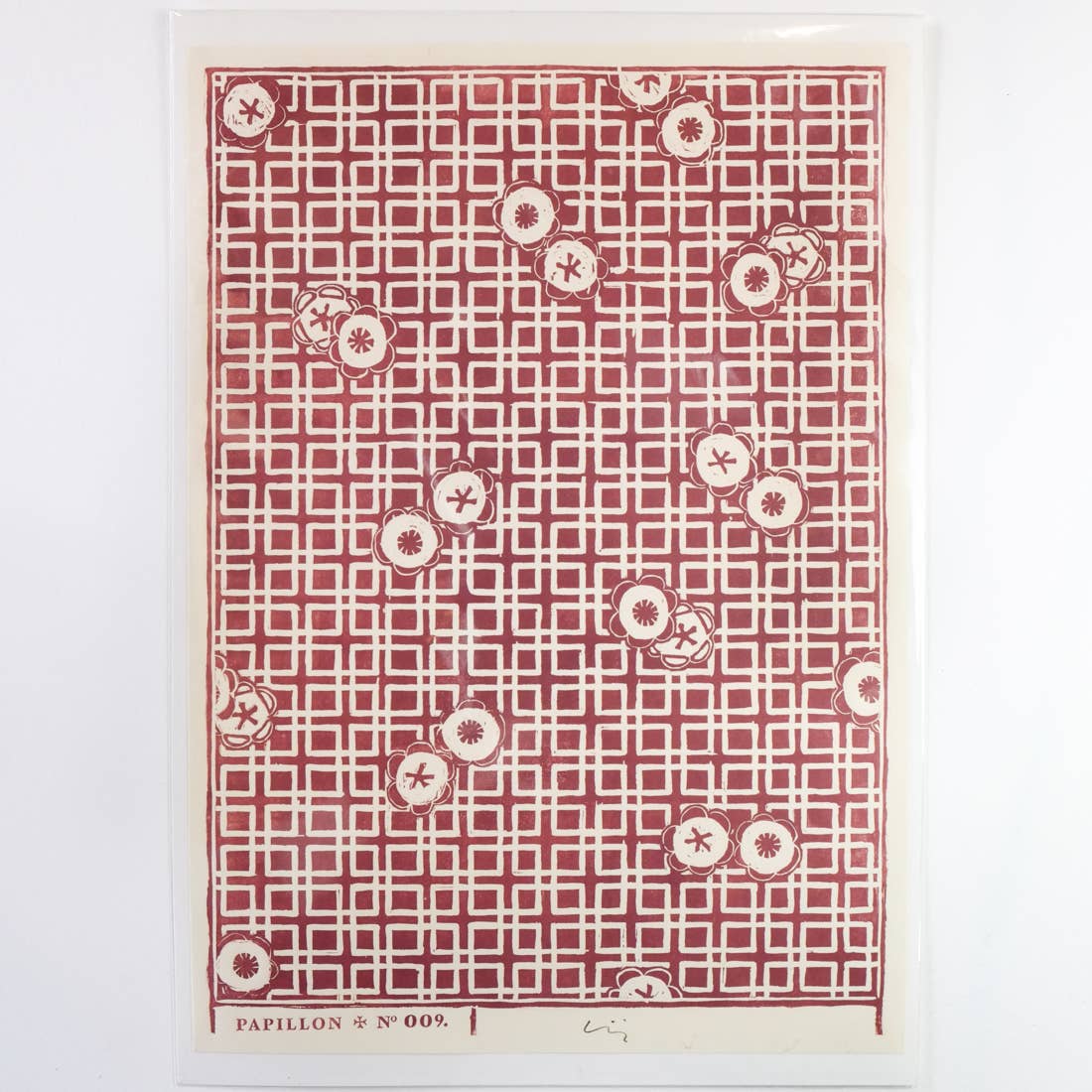 Papillon Press - Wholesale Art Print - Japanese Camellia Block Print3