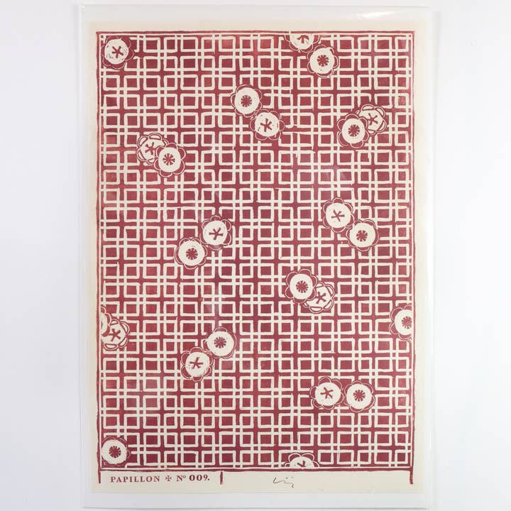 Papillon Press - Wholesale Art Print - Japanese Camellia Block Print3