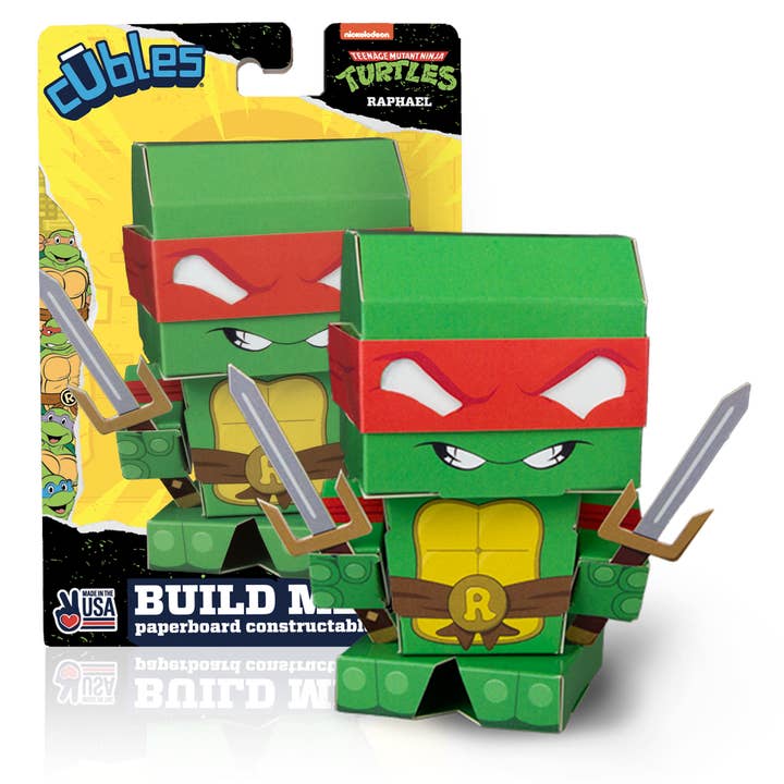 TMNT | Raphael Cuble for wholesale by Cubles | Paperboard Character Kits
