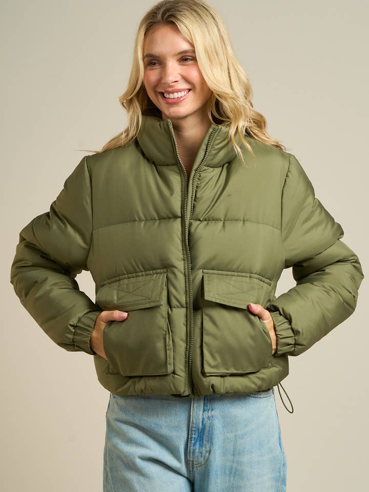 2326-Veste matelassée à poches utilitaires pour la vente par ANWND