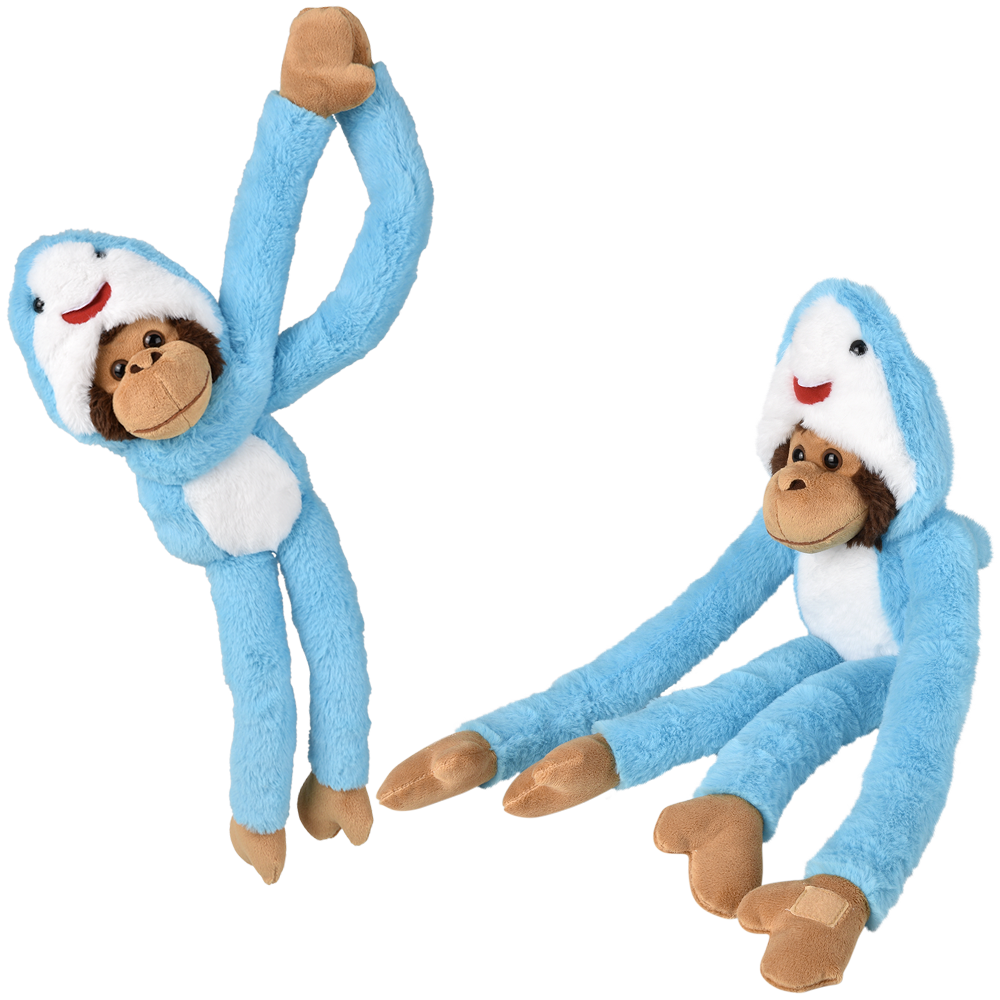 The Toy Network - Wholesale Stuffed/Plush Toy - Kids & Baby - (T) 27.5" DRESSED SHARK HANGING MONKEY4