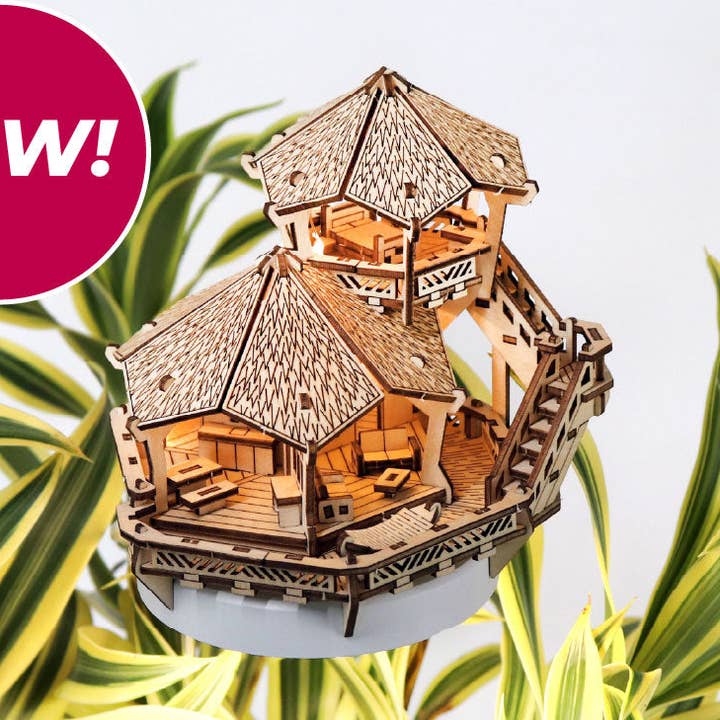 Island Cabana + Grow Light for wholesale by Tiny Treehouses