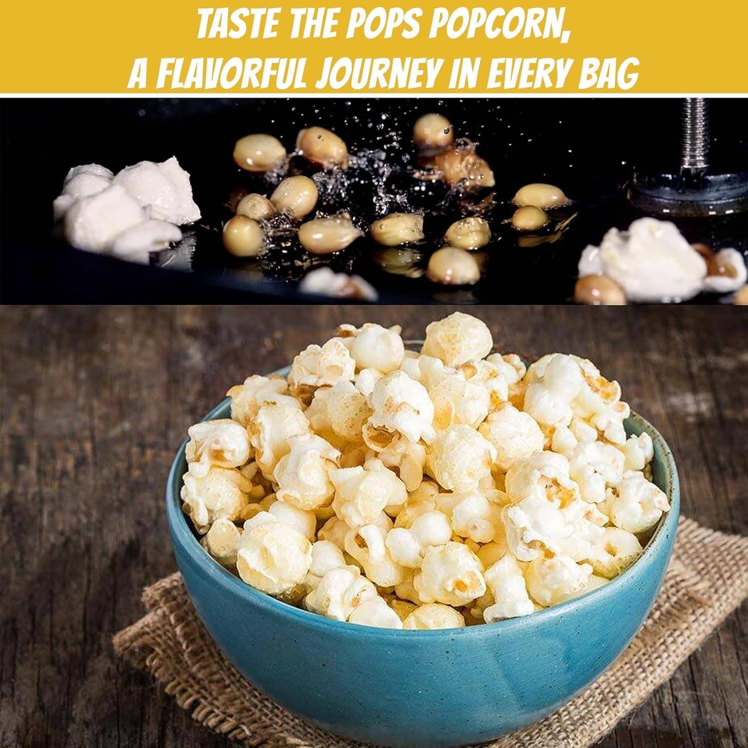 Pistest - Wholesale Popcorn - Mega Pop Popcorn, Olie en Zout Kits - 300 g5