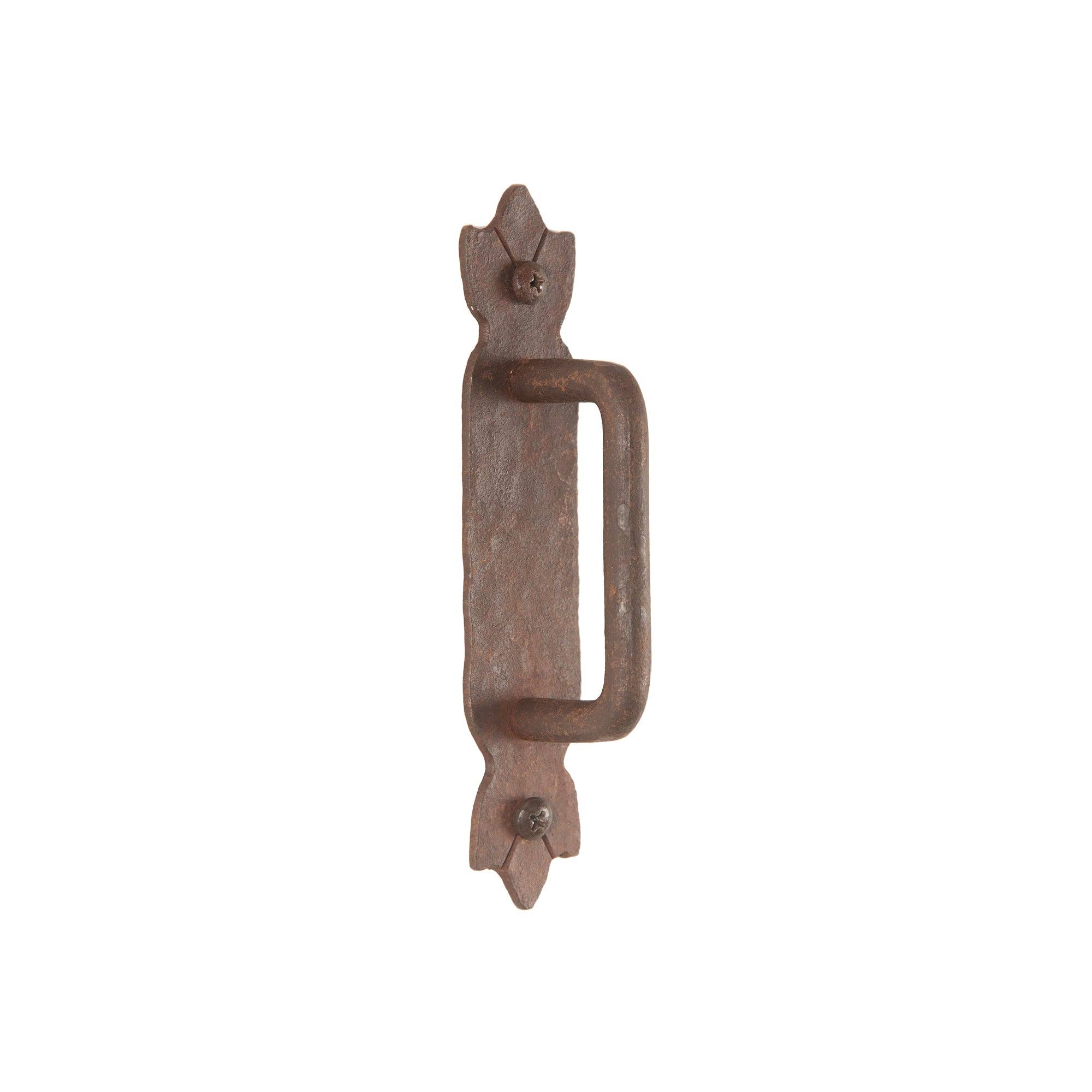 Artesano | Home Decor - Wholesale Knob/Pull - Hand Hammered Plate Cabinet Pull 6 1/8-in L | AIW-20351