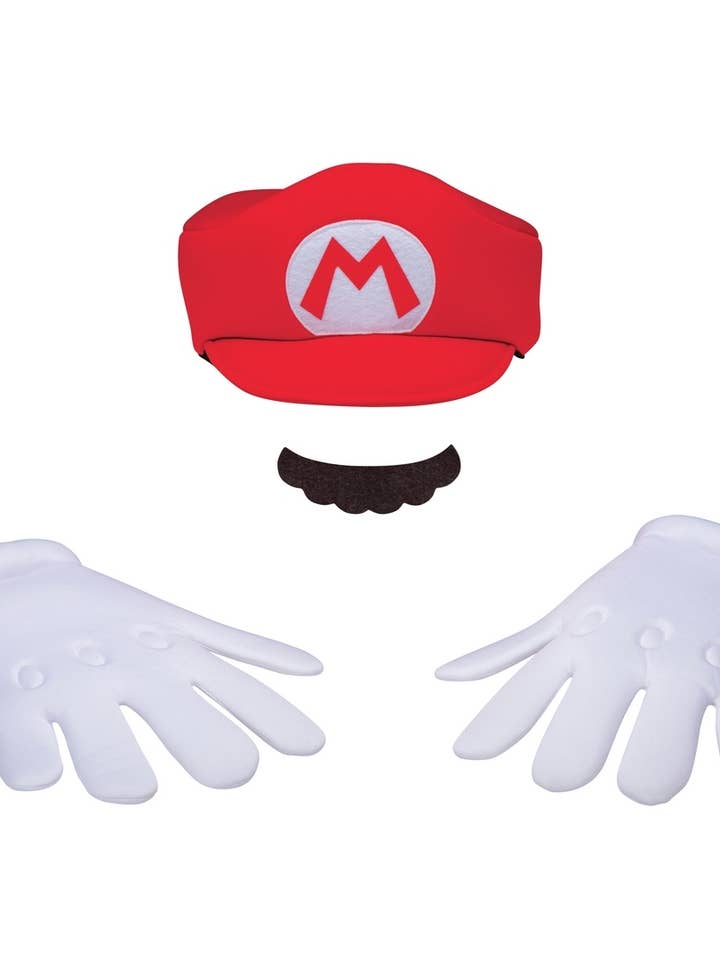 Super Mario™ - Kit Accessoires Mario Elevated Classic adulte pour la vente par P'tit Clown