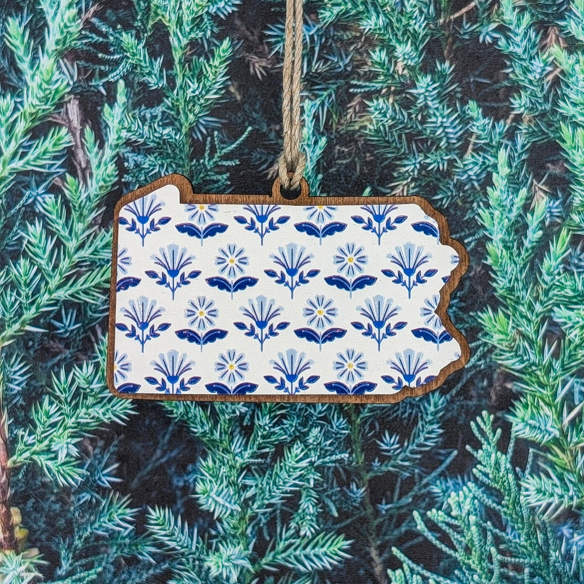 The Little Ornament Shop - Wholesale Ornament - Pennsylvania Mountain Sunrise Ornament11