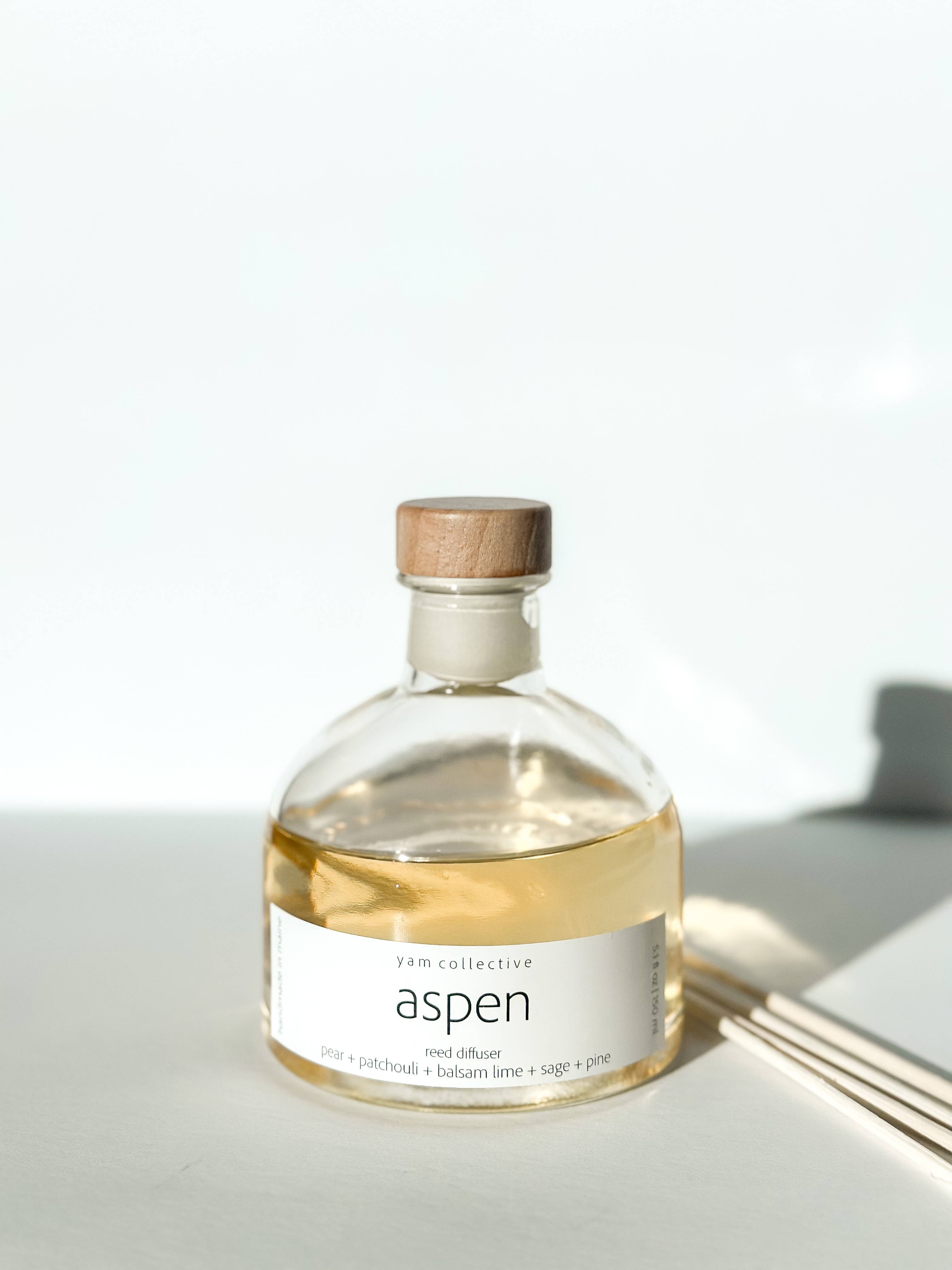 yam collective - Wholesale Reed Diffuser - Aspen - Pear + Balsam Reed Diffuser1