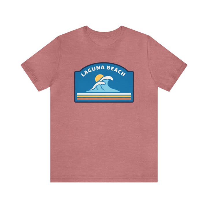 Hey Mountains - Wholesale Screen Printed T-Shirt - Unisex - Laguna Beach, California T-Shirt - Unisex Laguna Beach Shirt5