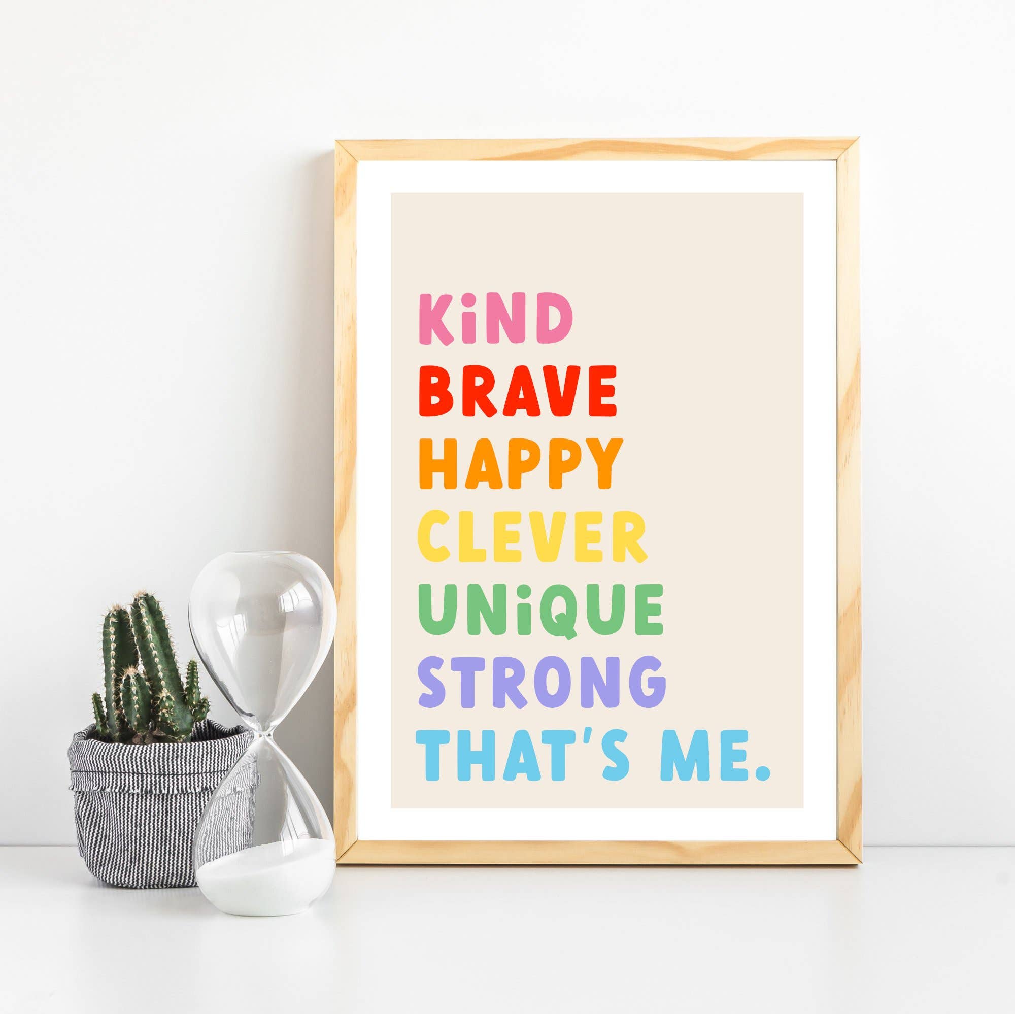 Word Up Creative - Wholesale Art Print - Kids & Baby - Kids Positive Affirmation Print2