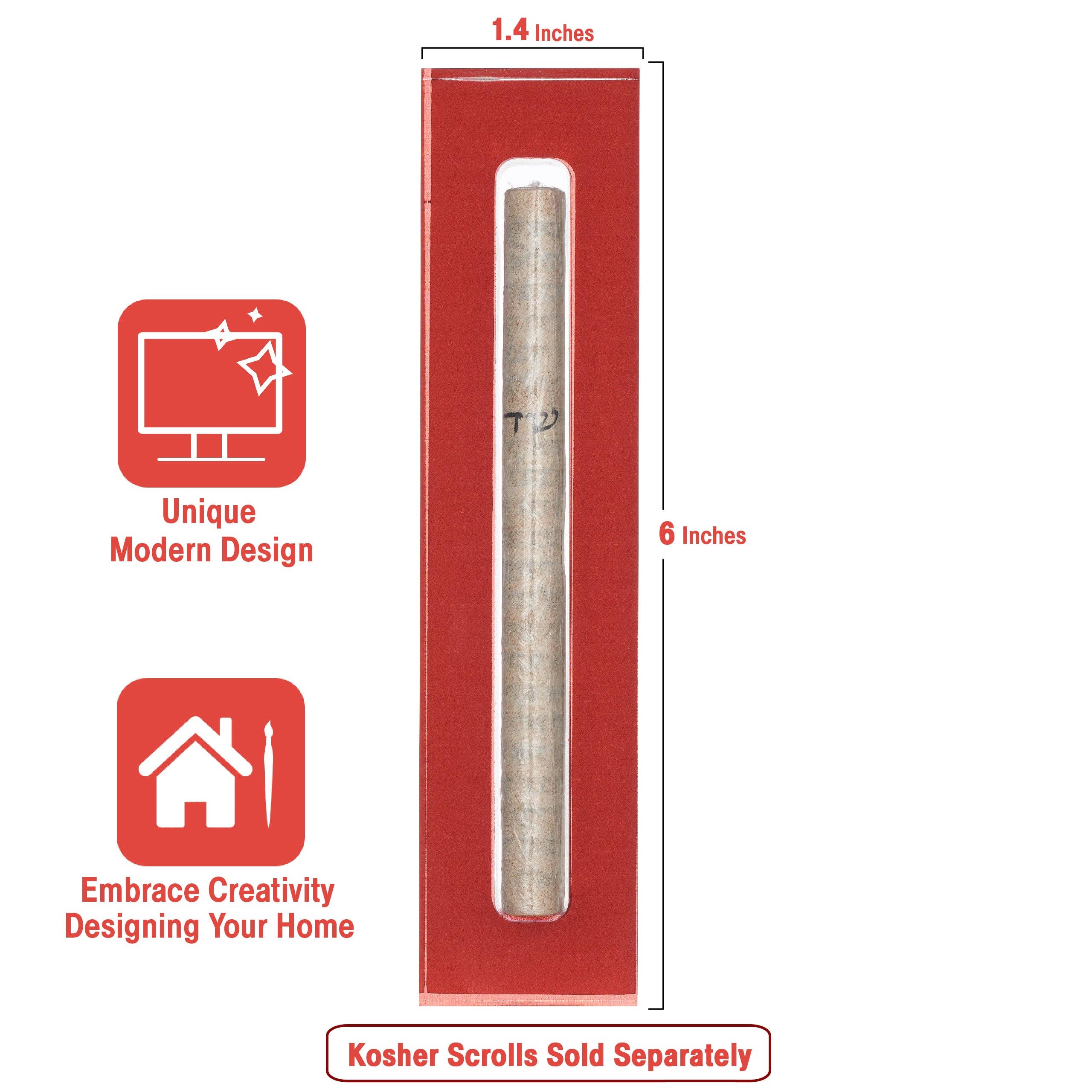 A&S Mezuzot - Wholesale Decorative Tabletop Object - Acrylic-Lucite Design28