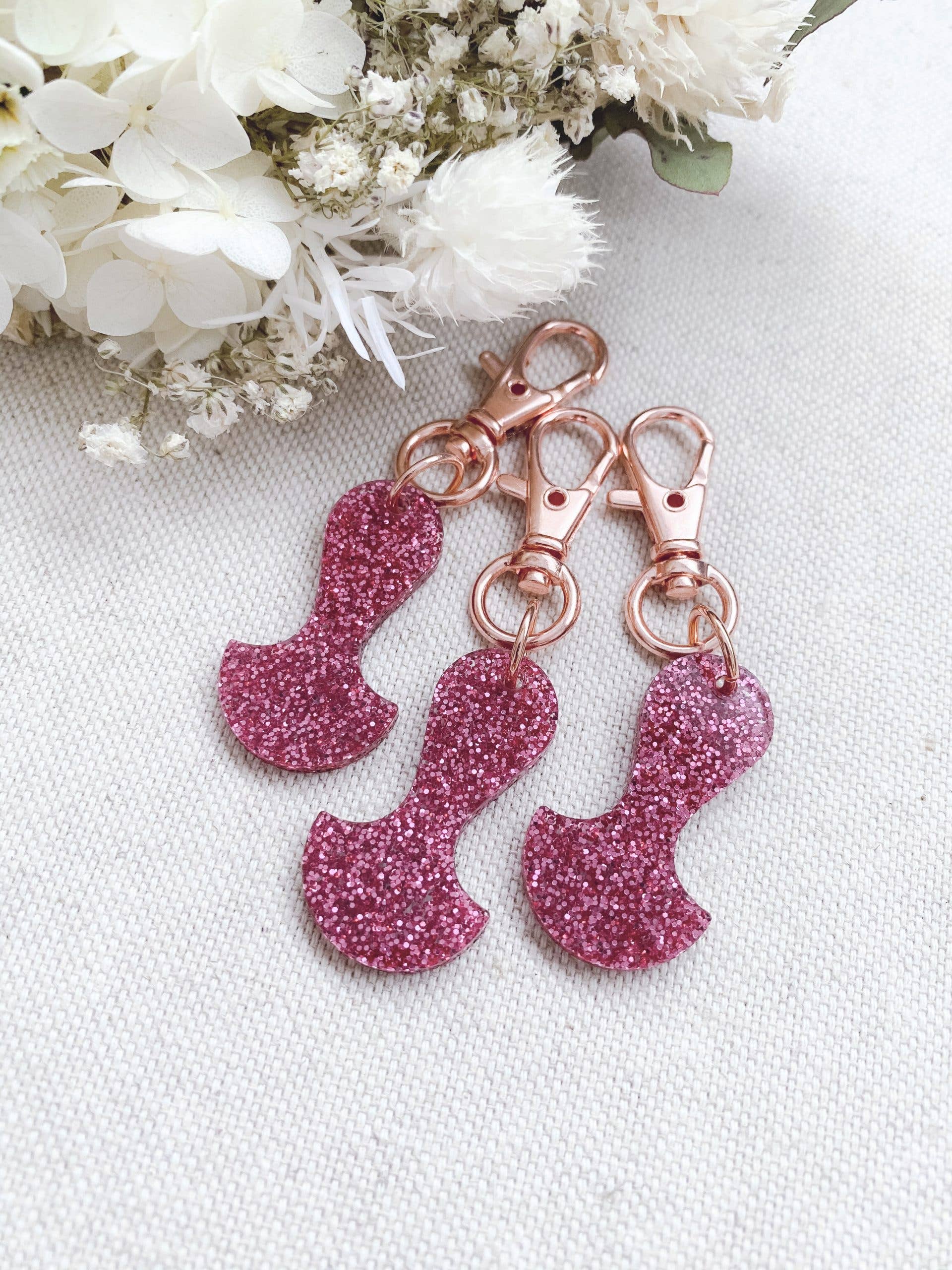 Chuckle & Wood - Wholesale Keychain – Women's - Trolley Tokens - Glitter34