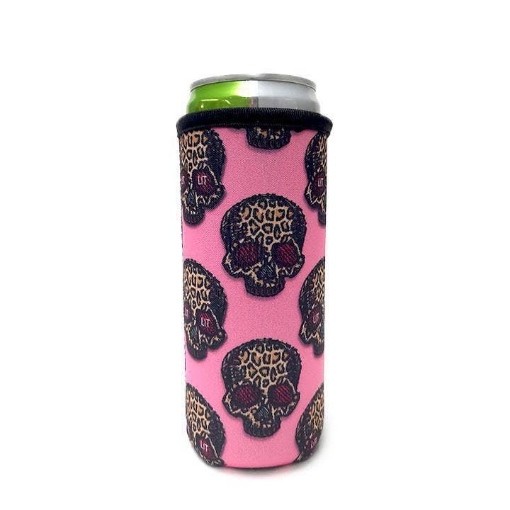 Leopard Sugars 12oz Slim Can Cooler for wholesale by Drink Handlers